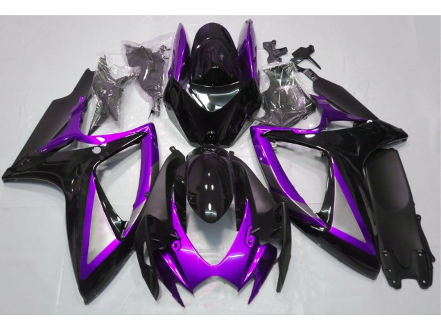 Gloss Purple and Black 06-07 GSXR 600-750 Fairings Gloss Purple and Black 06-07 GSXR 600-750 Fairings