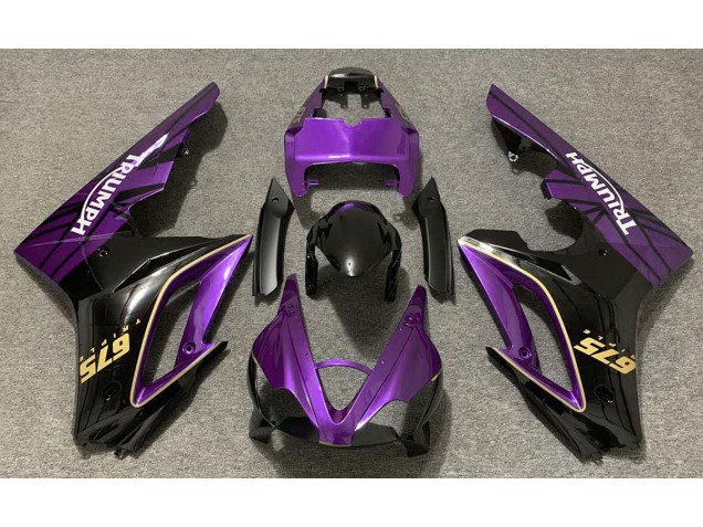 Gloss Purple and Black 09-12 Daytona 675 Fairings Gloss Purple and Black 09-12 Daytona 675 Fairings