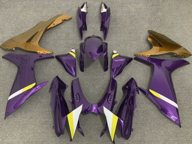Gloss Purple and Gold 11-24 GSXR 600-750 Fairings