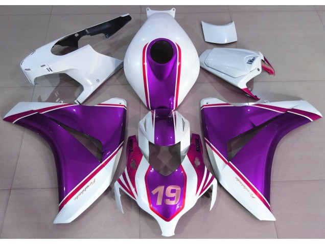 Gloss Purple and White 08-11 CBR1000RR Fairings Gloss Purple and White 08-11 CBR1000RR Fairings