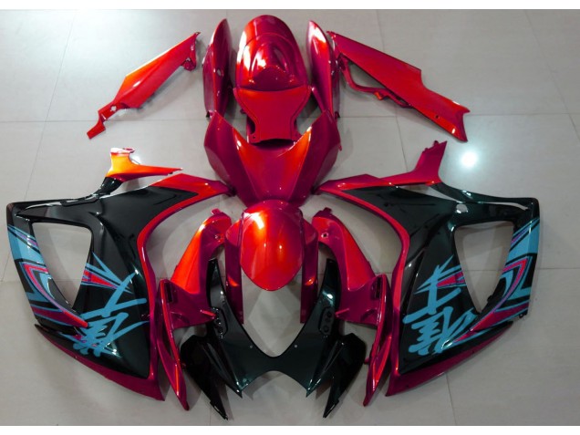 Gloss Red & Black 06-07 GSXR 600-750 Fairings Gloss Red & Black 06-07 GSXR 600-750 Fairings