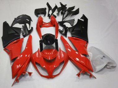 Gloss Red & Black 09-12 ZX6R Fairings