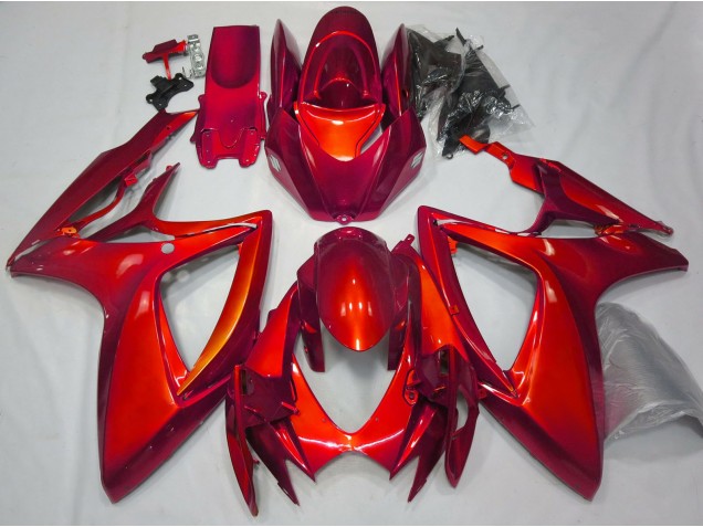 Gloss Red Plain 06-07 GSXR 600-750 Fairings