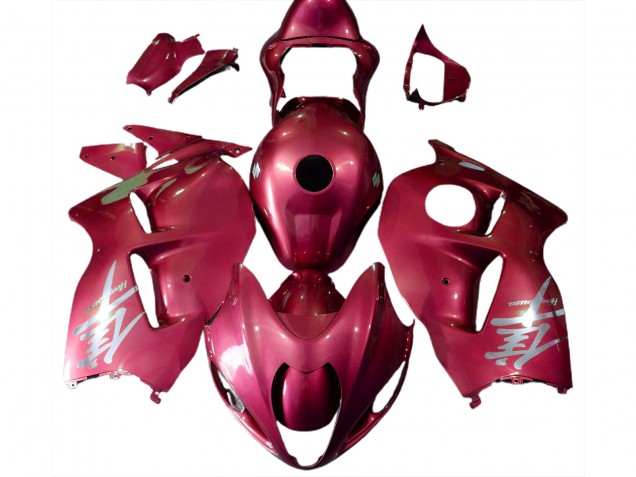 Gloss Red & Silver Logo 97-07 GSXR 1300 Hayabusa Fairings Gloss Red & Silver Logo 97-07 GSXR 1300 Hayabusa Fairings