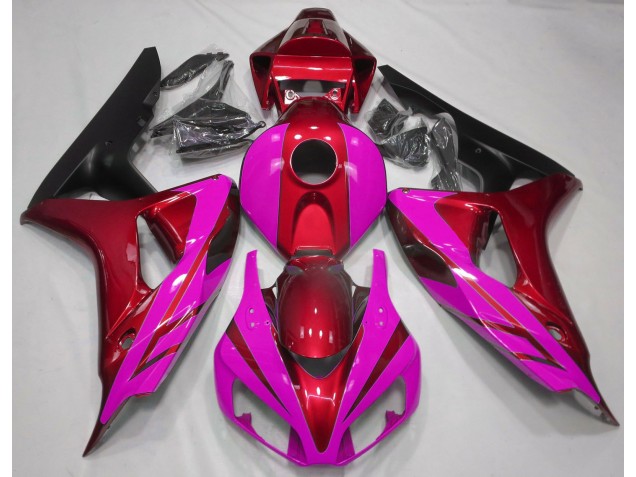 Gloss Red and Pink 06-07 CBR1000RR Fairings Gloss Red and Pink 06-07 CBR1000RR Fairings