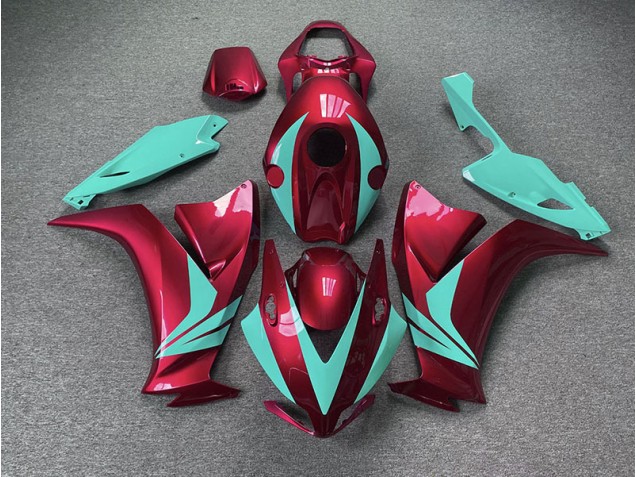 Gloss Red and Teal 12-16 CBR1000RR Fairings Gloss Red and Teal 12-16 CBR1000RR Fairings