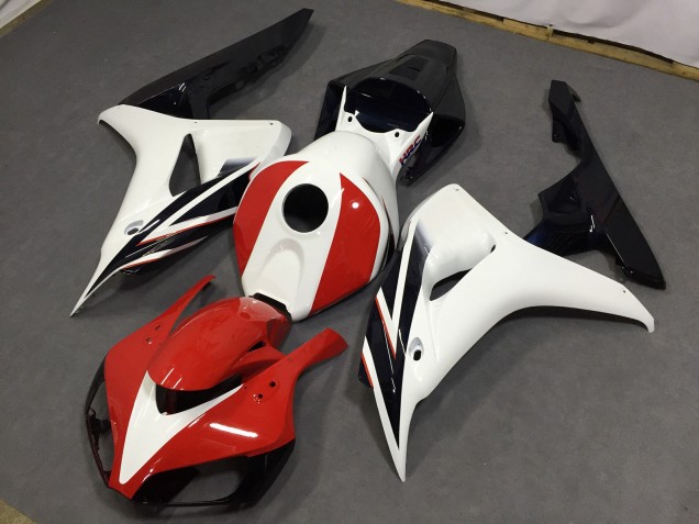 Gloss Red and White 06-07 CBR1000RR Fairings Gloss Red and White 06-07 CBR1000RR Fairings