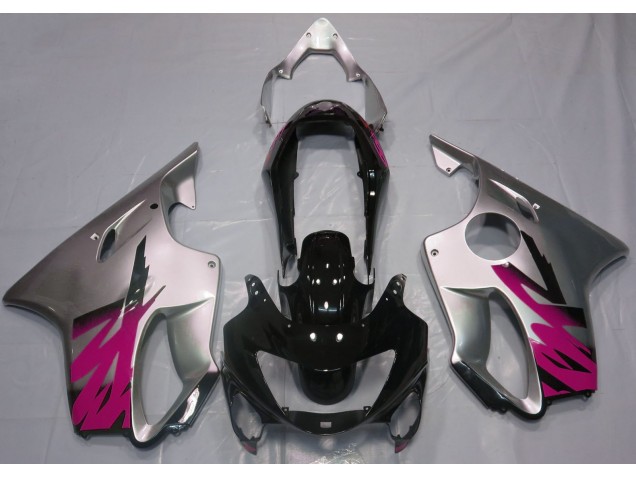 Gloss Silver & Pink 99-00 CBR600 F4 Fairings Gloss Silver & Pink 99-00 CBR600 F4 Fairings