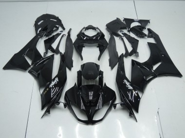 Gloss Total Black 09-12 ZX6R Fairings