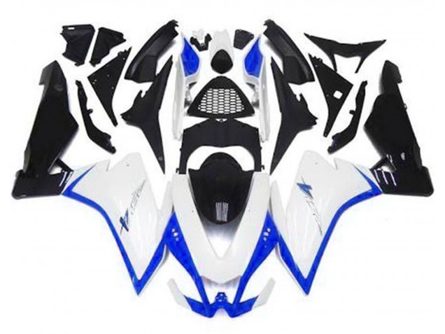 Gloss White & Blue 10-15 RSV4 1000 Fairings