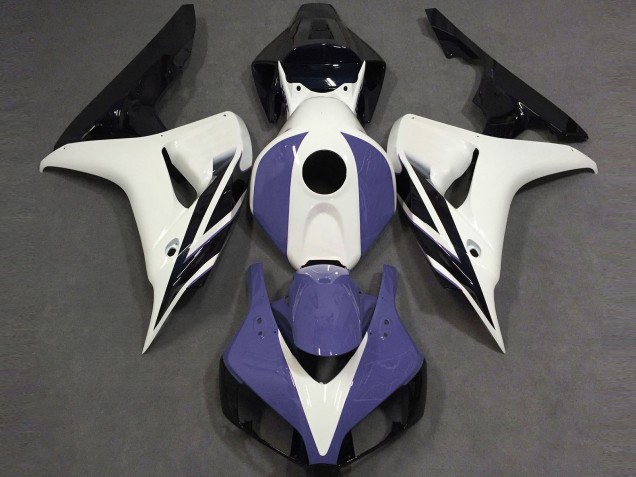 Gloss White Blue and Black 06-07 CBR1000RR Fairings