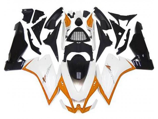 Gloss White & Orange 10-15 RSV4 1000 Fairings