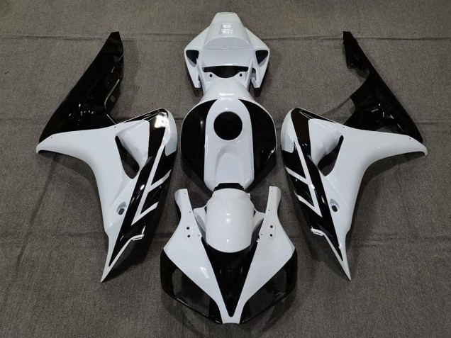 Gloss White and Black 06-07 CBR1000RR Fairings