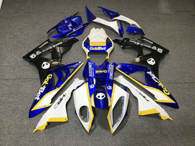 Gloss White and Blue 12-16 CBR1000RR Fairings