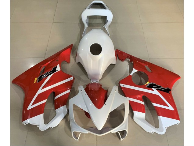 Gloss White and Red 01-03 CBR600 F4i Fairings Gloss White and Red 01-03 CBR600 F4i Fairings