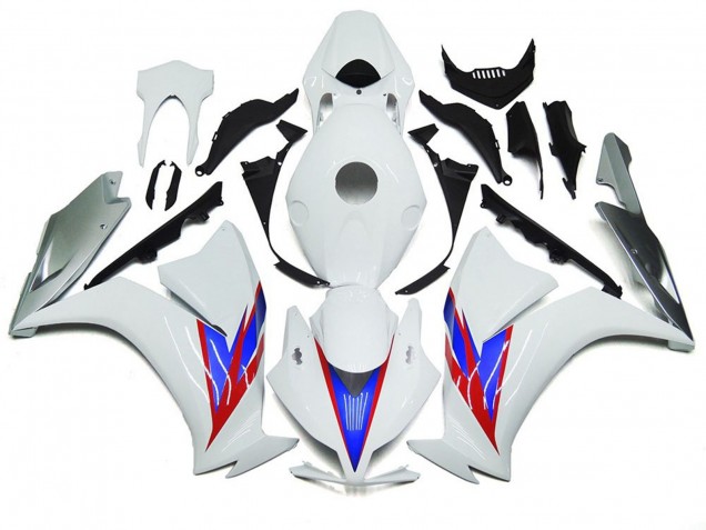 Gloss White and Silver 12-16 CBR1000RR Fairings Gloss White and Silver 12-16 CBR1000RR Fairings