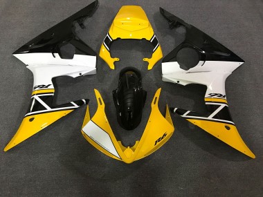 Gloss Yellow & White 03-04 R6 Fairings