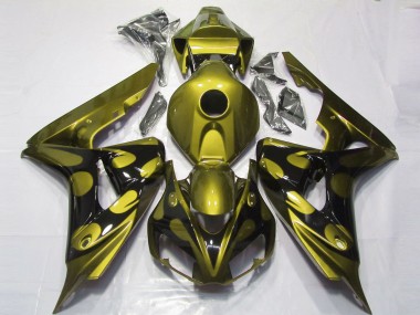 Gloss Yellow and Black 06-07 CBR1000RR Fairings
