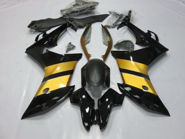 Gold Black CBR Design 11-12 CBR600F Fairings