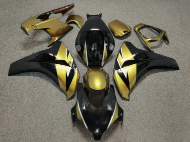 Gold and Black 08-11 CBR1000RR Fairings