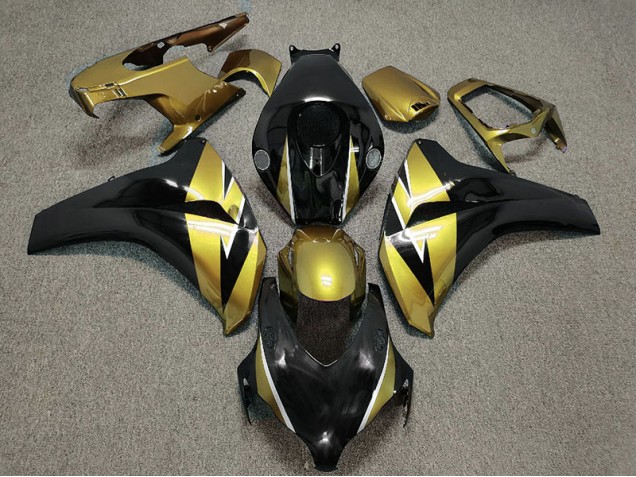 Gold and Black 08-11 CBR1000RR Fairings Gold and Black 08-11 CBR1000RR Fairings
