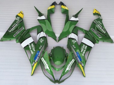 Green Logo Style 13-18 ZX6R Fairings