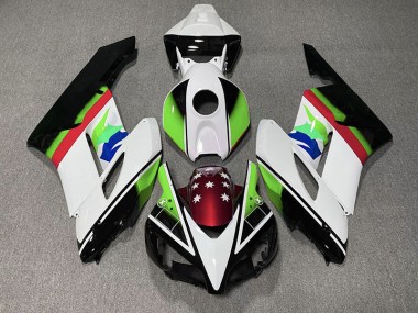Green and Red Flag 04-05 CBR1000RR Fairings