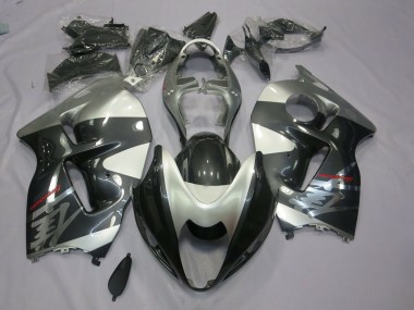 Grey and Silver 97-07 GSXR 1300 Hayabusa Fairings