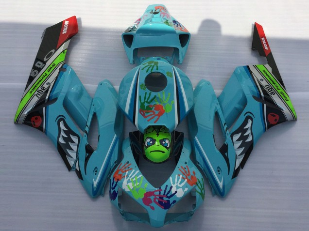 Light Blue Shark 04-05 CBR1000RR Fairings Light Blue Shark 04-05 CBR1000RR Fairings