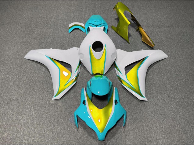 Light Blue and Gold 08-11 CBR1000RR Fairings Light Blue and Gold 08-11 CBR1000RR Fairings
