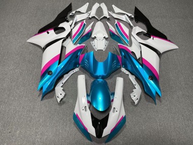 Light Blue and Pink 17-21 R6 Fairings