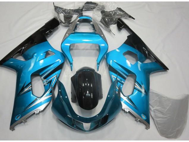 Light Blue and Silver 01-03 GSXR 600-750 Fairings Light Blue and Silver 01-03 GSXR 600-750 Fairings