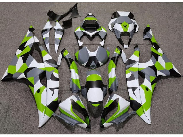 Light Green Camo Plain 08-16 R6 Fairings Light Green Camo Plain 08-16 R6 Fairings