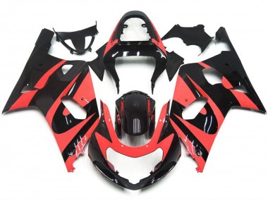 Light Red Custom OEM Style 01-03 GSXR 600-750 Fairings