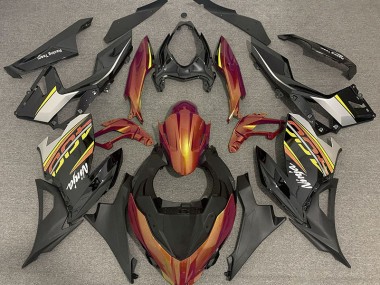 Liquid Orange and Grey 18-23 Ninja 400 Fairings