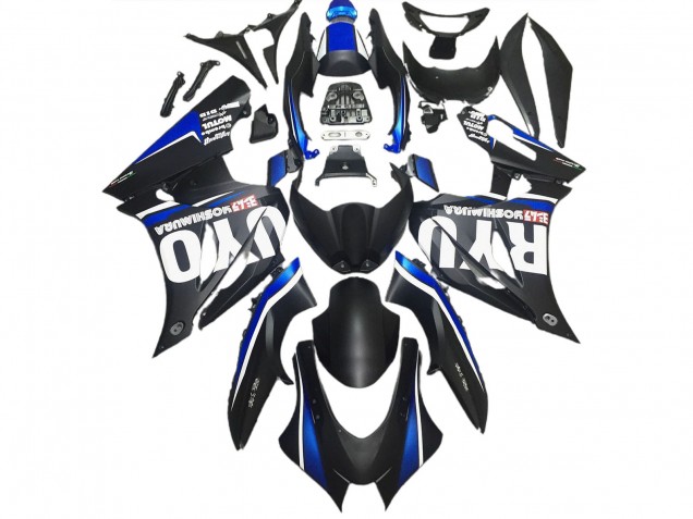 Matte Black & Blue 17-23 GSXR 1000 Fairings Matte Black & Blue 17-23 GSXR 1000 Fairings