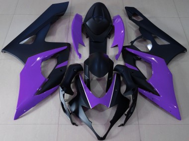 Matte Black & Purple 05-06 GSXR 1000 Fairings