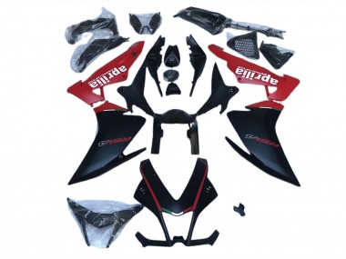 Matte Black & Red 10-15 RSV4 1000 Fairings