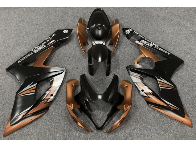 Matte Black and Bronze 05-06 GSXR 1000 Fairings Matte Black and Bronze 05-06 GSXR 1000 Fairings