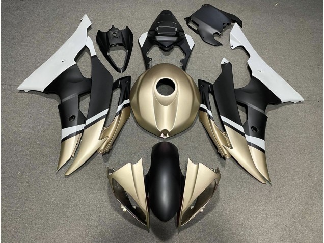 Matte Black and Gold 08-16 R6 Fairings Matte Black and Gold 08-16 R6 Fairings