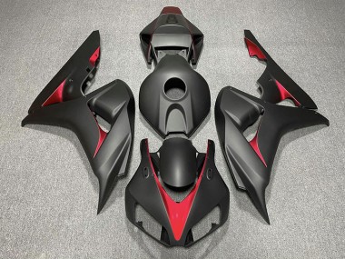 Matte Black and Light Blue 06-07 CBR1000RR Fairings