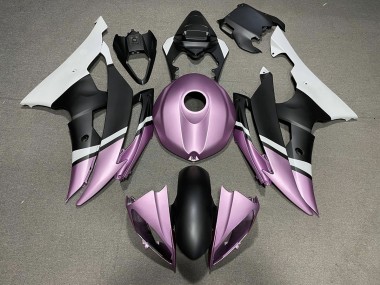 Matte Black and Light Purple 08-16 R6 Fairings