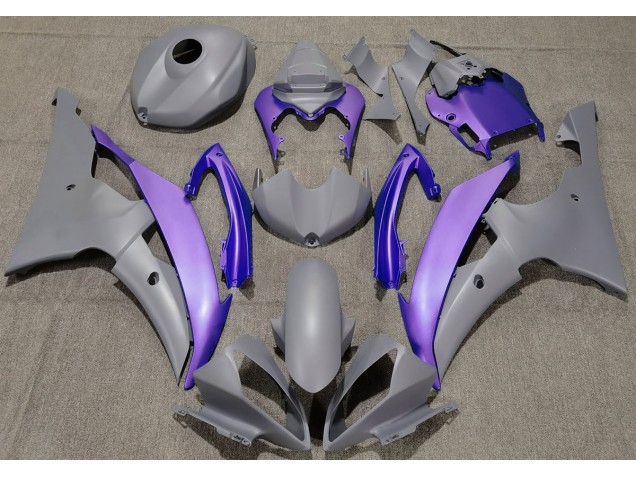 Matte Grey & Purple 08-16 R6 Fairings Matte Grey & Purple 08-16 R6 Fairings