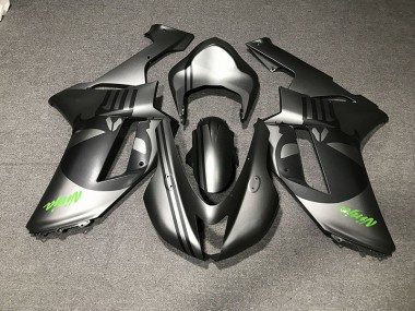 Matte Silver & Skull 07-08 ZX6R Fairings