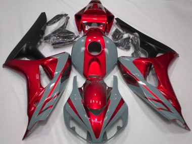 Nardo Grey and Red 06-07 CBR1000RR Fairings