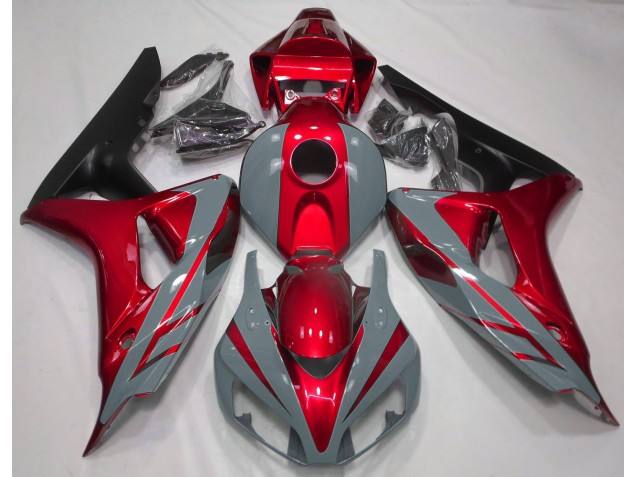 Nardo Grey and Red 06-07 CBR1000RR Fairings