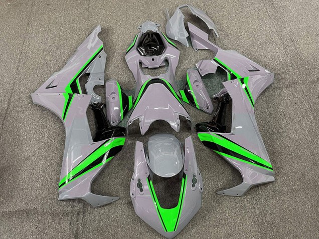 Nardo with Green Stripes 17-23 CBR1000RR Fairings Nardo with Green Stripes 17-23 CBR1000RR Fairings