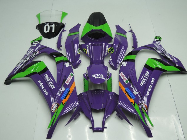 OEM Style Purple 11-15 ZX10R Fairings OEM Style Purple 11-15 ZX10R Fairings