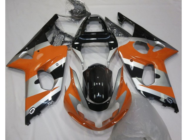 Orange Silver OEM Style 00-02 GSXR 1000 Fairings Orange Silver OEM Style 00-02 GSXR 1000 Fairings