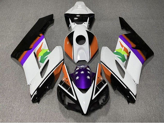 Orange and Purple Flag 04-05 CBR1000RR Fairings Orange and Purple Flag 04-05 CBR1000RR Fairings